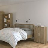 Armario Multiusos Color Roble – Color Blanco – 60 x 90 x 36 cm